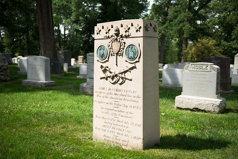explore-notable-revolutionary Gravesite of James McCubbin Lingan, one of the Revolutionary War soldiers buried at Arlington